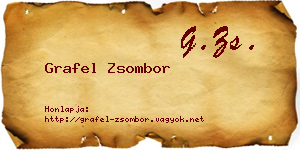 Grafel Zsombor névjegykártya